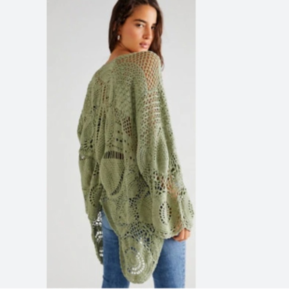 Crochet Kimono by Flook - Free People - Medium - Picture 1 of 14